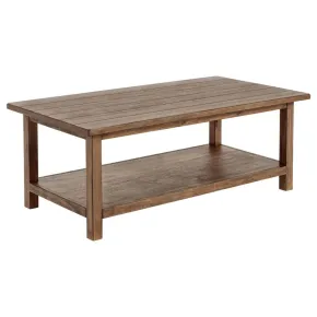 Coaster Fine Furniture 710548 Payne - Wood Coffee Table With Shelf - Distressed Brown