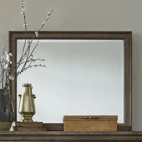 Liberty Furniture 615-BR51 Americana Farmhouse - Landscape Mirror - Dusty Taupe