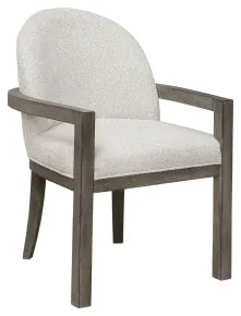 Pulaski Furniture P402275 Anderson Park - Upholstered Host Chair - Moose Trail / Frontier Brown