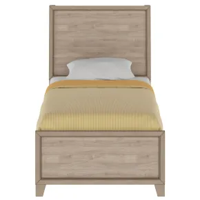 Samuel Lawrence Furniture S496-YBR-K1 River Creek - Twin Panel Bed - River Birch Brown