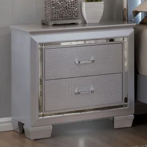 Furniture of America CM7979SV-N Bellanova - Nightstand - Silver