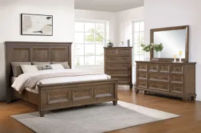 New Classic 00-B2114B-34C New Classic 00-B2114B-34C Mariana - Queen 4 Piece Bedroom Set (Bed, Dresser, Mirror, Chest) - Brown