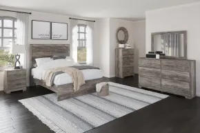 Ashley Furniture B2587/31/36/55/86 Ashley Furniture B2587/31/36/55/86 Ralinksi - 4 Pc. - Dresser, Mirror, Full Panel Bed - Gray