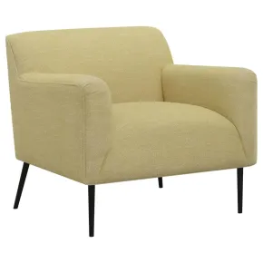 CoasterEssence 905639 Darlene - Upholstered English Arm Accent Chair - Lemon