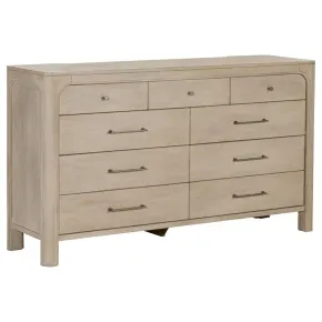 Coaster Fine Furniture 222523 Solano - 9-Drawer Bedroom Dresser Cabinet - Weathered Mango