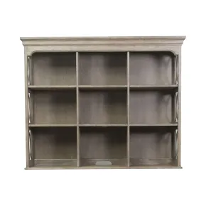 Liberty Furniture 412-HO131 Simply Elegant - Credenza Hutch - Heathered Taupe
