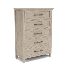 Riverside Furniture 79265 Bennett - Five Drawer Chest - Frosted Gray