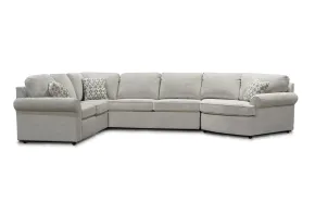 England 2400-64/2400-40/2400-95 England 2400-64/2400-40/2400-95 Malibu - 3 Piece Sectional (LAF Corner Sofa, Armless Sofa & RAF Cuddler)