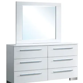 Furniture of America CM7201D Clementine - Dresser - Glossy White