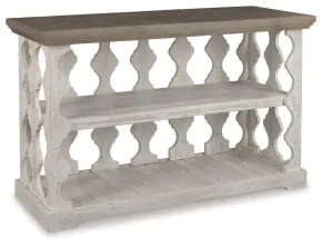 Ashley Furniture T814-5 Havalance - Console Sofa Table - Gray / White