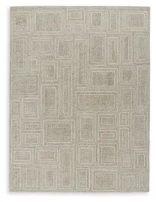 Ashley Furniture R406901 Ashley Furniture R406901 Brickburgh - 8' x 10' Rug - Gray / Ivory / Honey