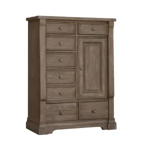 Samuel Lawrence Furniture S958-042 Lawson's Creek - 8-Drawer Door Chest - Dark Brown