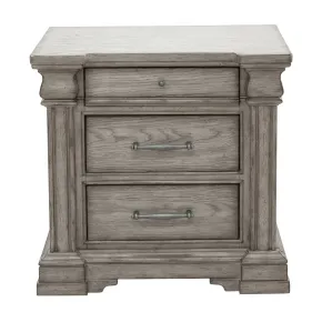Pulaski Furniture P091140 Madison Ridge - 3 Drawer Nightstand - Heritage Taupe