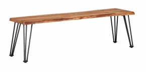 CoasterEssence 190913 Sherman - Wood Dining Bench - Natural Acacia