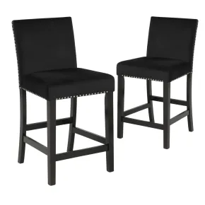 New Classic D400-22-BLK New Classic D400-22-BLK Celeste - Counter Height Chair (Set of 2) - Black