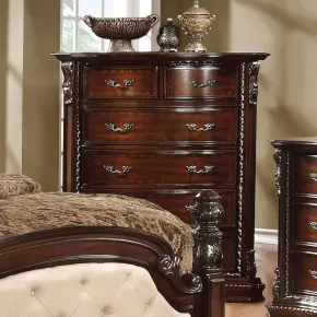 Furniture of America CM7267C Monte Vista - Chest - Brown Cherry