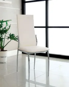 Furniture of America CM8310WH-SC-2PK Kalawao - Side Chair (Set of 2) - White