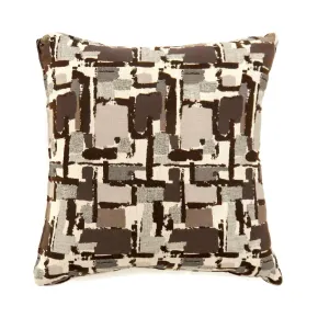 Furniture of America PL6003BR-S-2PK Concrit - Pillow 18" (Set of 2) - Brown