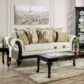 Furniture of America SM7748-SF Delizia - Sofa - Cream