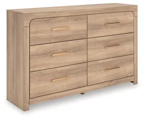 Ashley Furniture PCB1360-31 Kinlanni - Six Drawer Dresser - Tan