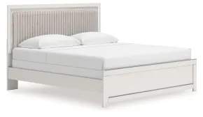 Ashley Furniture PCB3381B10 Ashley Furniture PCB3381B10 Zuraleus - King Upholstered Panel Bed - White