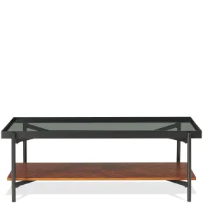 Riverside Furniture 31502 Lennox - Rectangular Cocktail Table - Rosewood