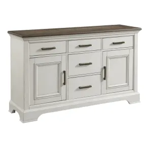 Intercon DK-CA-6218-RFO-C Drake - Sideboard - Rustic White / French Oak