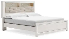 Ashley Furniture B2640B51 Altyra - King Bookcase Panel Bed - White
