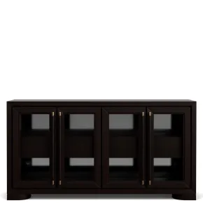 Riverside Furniture 27156 Lydia - Display Sideboard - Dark Brown