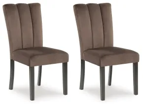 Ashley Furniture PCD581-01 Jeshina - Dining Upholstered Side Chair (Set of 2) - Mocha