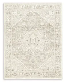 Ashley Furniture R406512 Gatwell - 5' x 7' Rug - Ivory / Gray / Tan