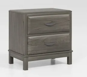 Ashley Furniture PCB478-92 Mazing - Two Drawer Night Stand - Gray