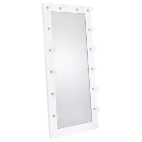 Coaster Fine Furniture 969558 Zayan - Floor LED Lighting White Gloss - Mirror