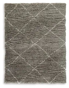 Ashley Furniture R407221 Ashley Furniture R407221 Wrenlow - 8' x 10' Rug - Gray / Cream