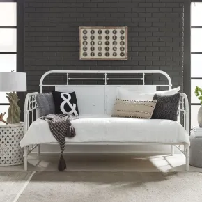 Liberty Furniture 179-BR11TB-AW Liberty Furniture 179-BR11TB-AW Vintage Series - Twin Metal Day Bed - Antique White