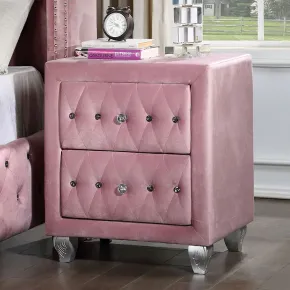 Furniture of America CM7130PK-N Zohar - Nightstand - Pink