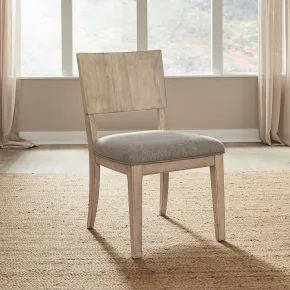 Liberty Furniture 780-C9101S Proximity Place - Panel Back Side Chair - Barley Buff