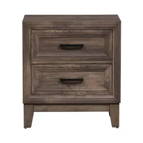 Liberty Furniture 384-BR61 Ridgecrest - 2 Drawer Nightstand - Cobblestone