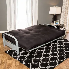 Furniture of America FP-2415BK Plosh - Futon Mattress With Inner Spring - Black