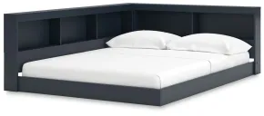 Ashley Furniture EB1528B4 Ashley Furniture EB1528B4 Simmenfort - Full Bookcase Storage Bed - Navy Blue