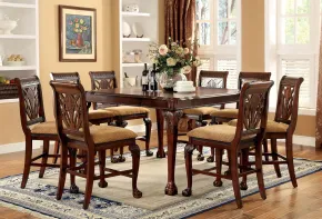 Furniture of America CM3185PT Petersburg - Counter Height Table - Cherry