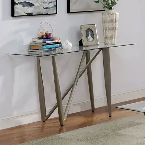 Furniture of America CM4285E-TABLE Wettingen - End Table - Pearl Silver