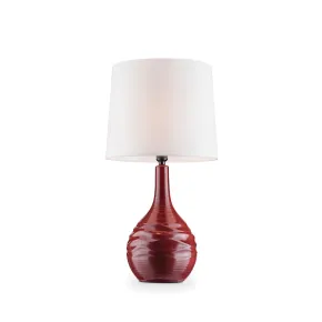 Furniture of America L9502BD Ida - Table Lamp - Burgundy