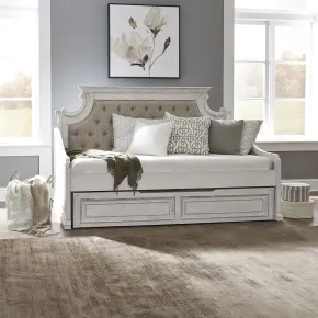 Liberty Furniture 244-DAY-TTR Liberty Furniture 244-DAY-TTR Magnolia Manor - Twin Daybed With Trundle - Antique White