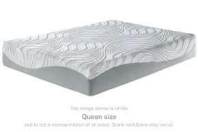 Sierra Sleep® by Ashley M59311 12 Inch Memory Foam - Twin Mattress - White