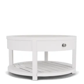 Riverside Furniture 30704 Rosalie - Round Cocktail Table - White