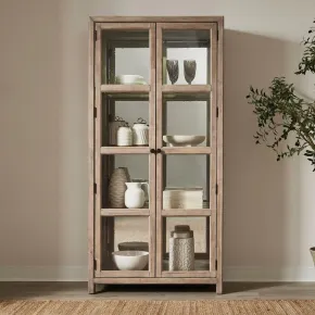 Liberty Furniture 780-CH3878 Proximity Place - Bunching Display Cabinet - Barley Buff