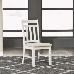 Liberty Furniture 171-C1501S Summerville - Slat Back Side Chair - Soft White Wash / Wirebrushed Gray