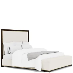 Riverside Furniture 27180-27181-27172 Lydia - King Upholstered Bed - White