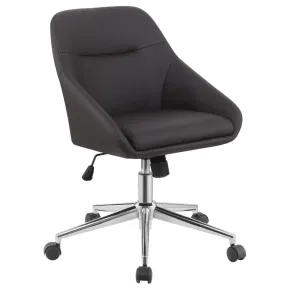 CoasterEveryday 801426 Jackman - Upholstered Adjustable Home Office Desk Chair - Brown